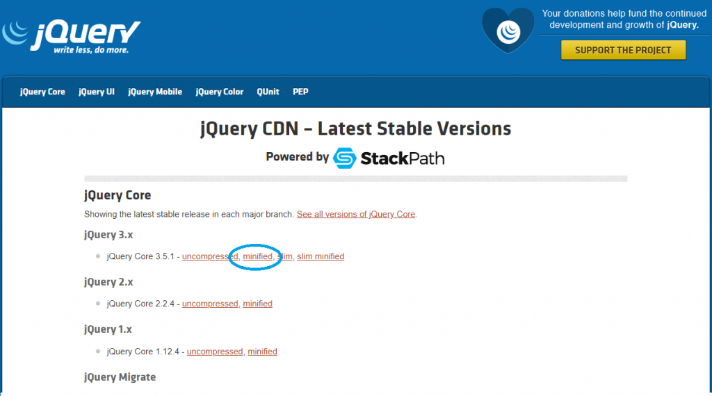 JQuery CDN